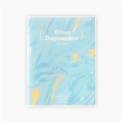 Caderno de plástico azul