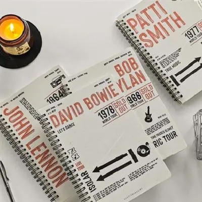 Qual é a qualidade de arquivamento do papel em um Ice Drink Coil Notebook?